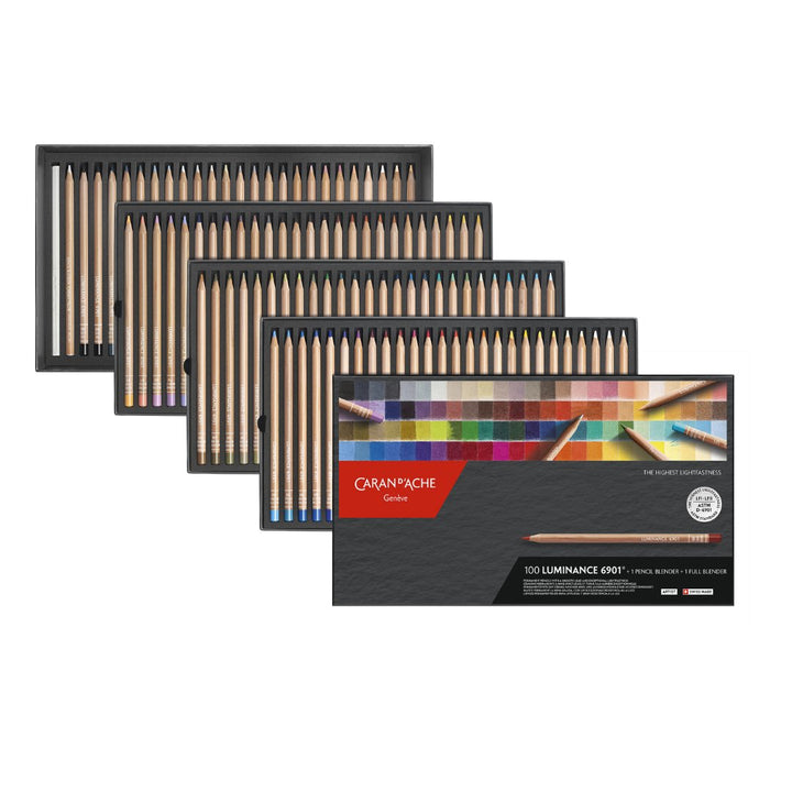 Caran d'ache Luminance Colour Pencil-100 Shades - SCOOBOO - 6901.800 - Coloured Pencils