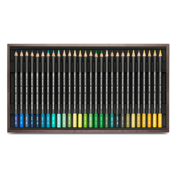 Caran d'ache Museum Aquarelle 76 color Shades Wooden Box - SCOOBOO - 3510.476 - Watercolour Pencils