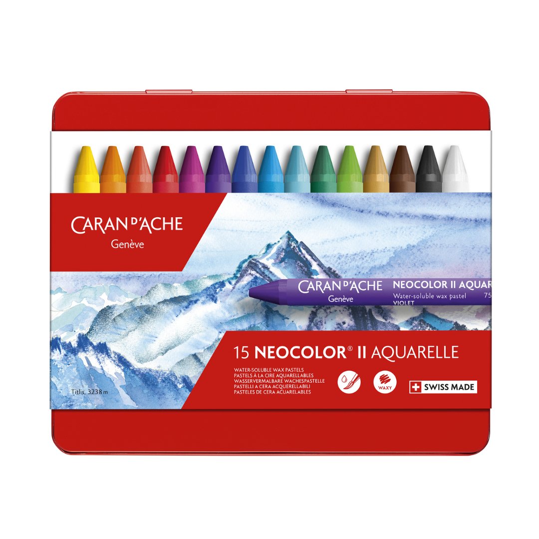 Caran d'ache Neocolor II Water Soluble Pastels - SCOOBOO - 7500.315 - Water Colors