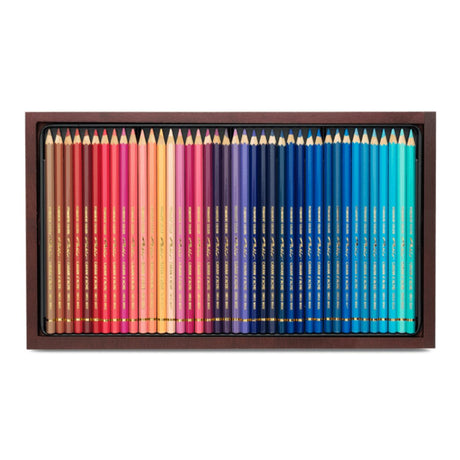 Caran d'ache Pablo Colour Pencils 120 Shades Wooden Box - SCOOBOO - 666.920 - Coloured Pencils