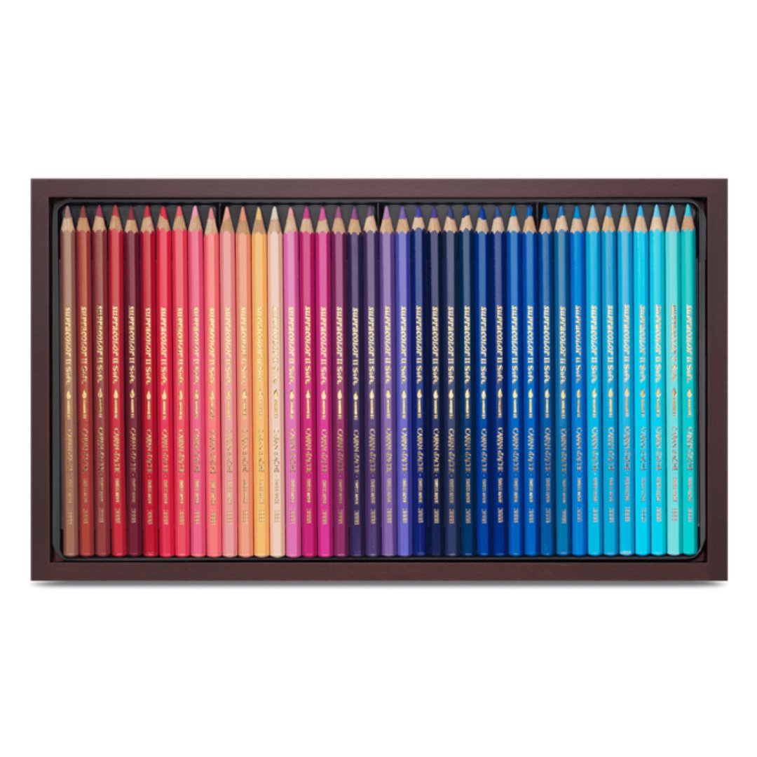 Caran d'ache Supracolor Wooden Box 120 Pencils shades - SCOOBOO - 3888.920 - Coloured Pencils