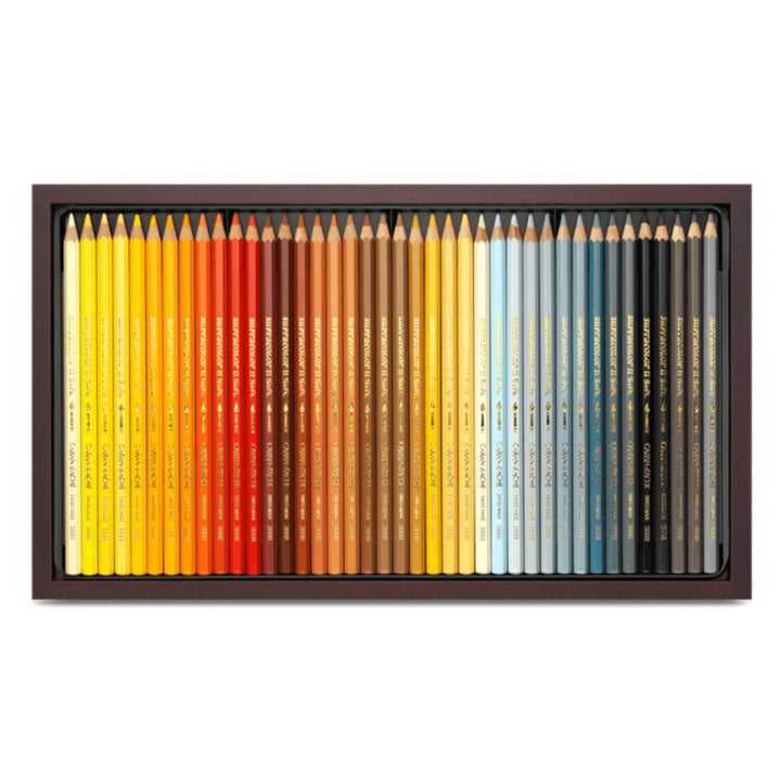 Caran d'ache Supracolor Wooden Box 120 Pencils shades - SCOOBOO - 3888.920 - Coloured Pencils