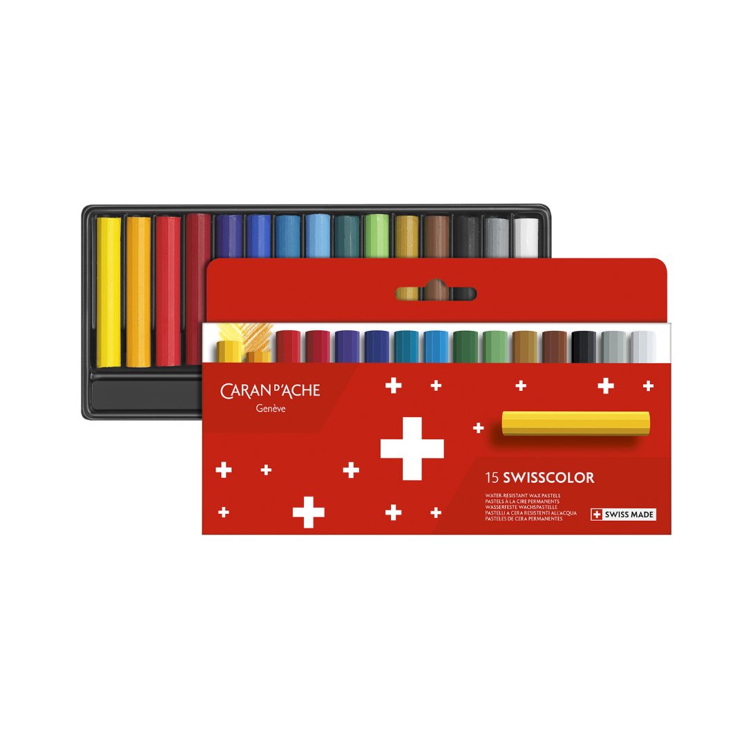 Caran d'ache Swisscolor Permanent Wax Pastel - SCOOBOO - 7002.815 - Coloured Pencils