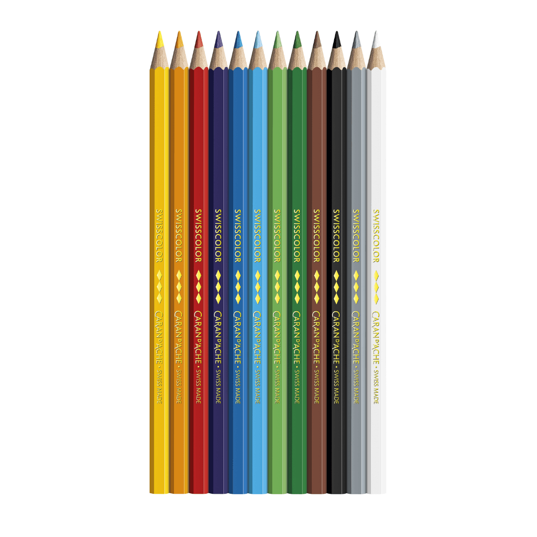 Caran d'ache Swisscolor Permenant Color Pencil - SCOOBOO - 1284.812 - Coloured Pencils