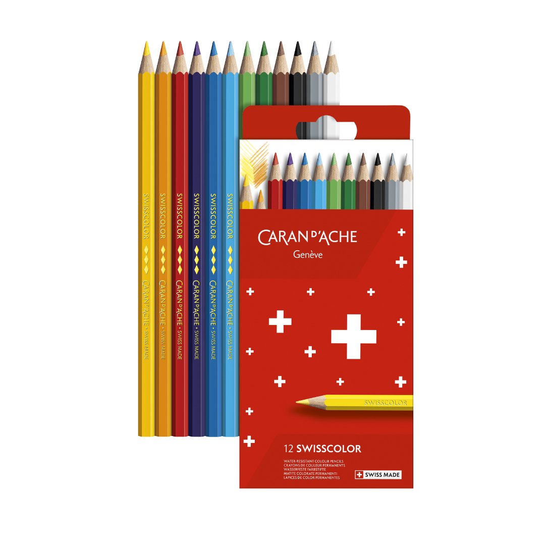 Caran d'ache Swisscolor Permenant Color Pencil - SCOOBOO - 1284.812 - Coloured Pencils