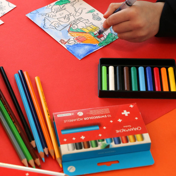 Caran d'ache Swisscolor Travel Kit - SCOOBOO - 3000.223 - DIY Box & Kids Art Kit
