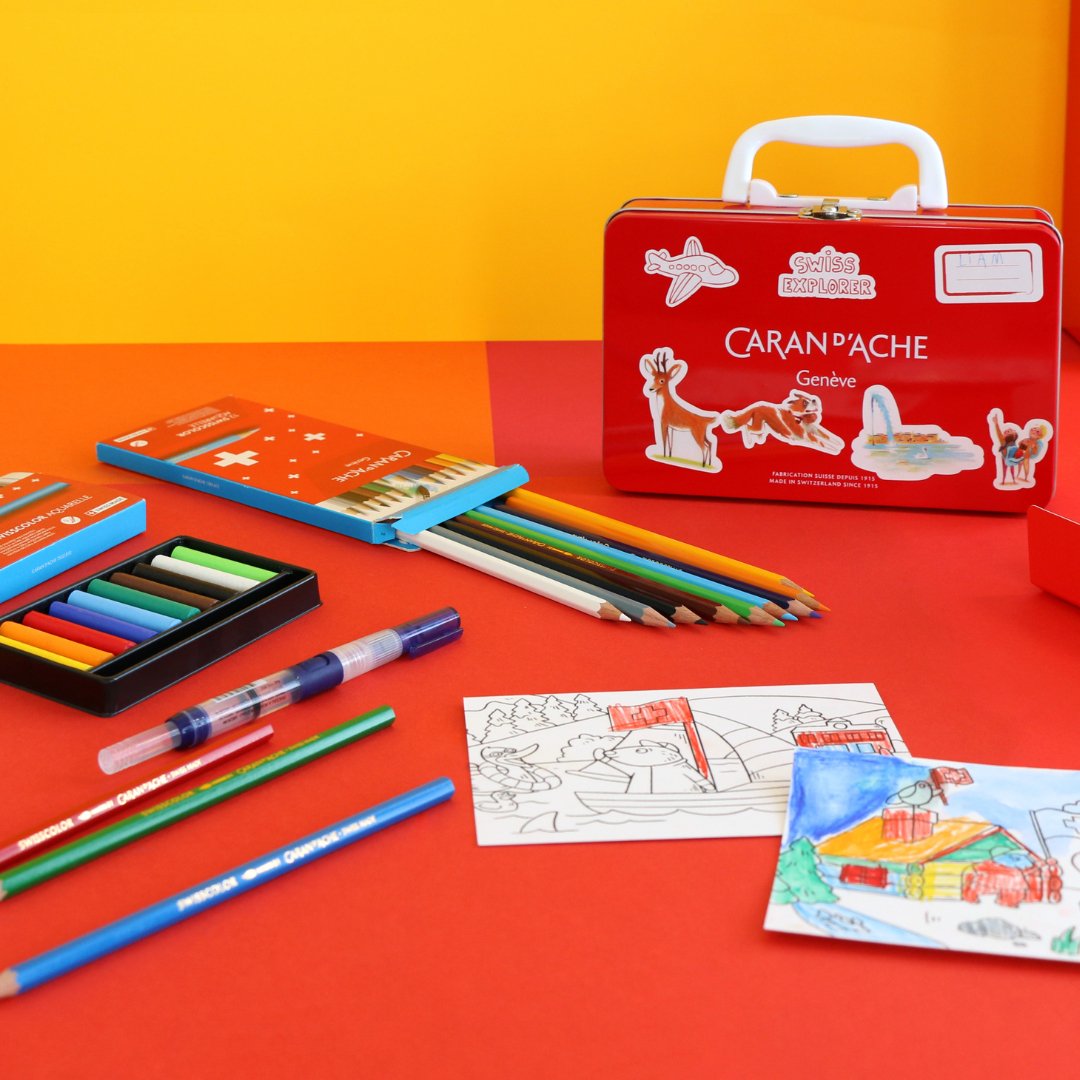 Caran d'ache Swisscolor Travel Kit - SCOOBOO - 3000.223 - DIY Box & Kids Art Kit