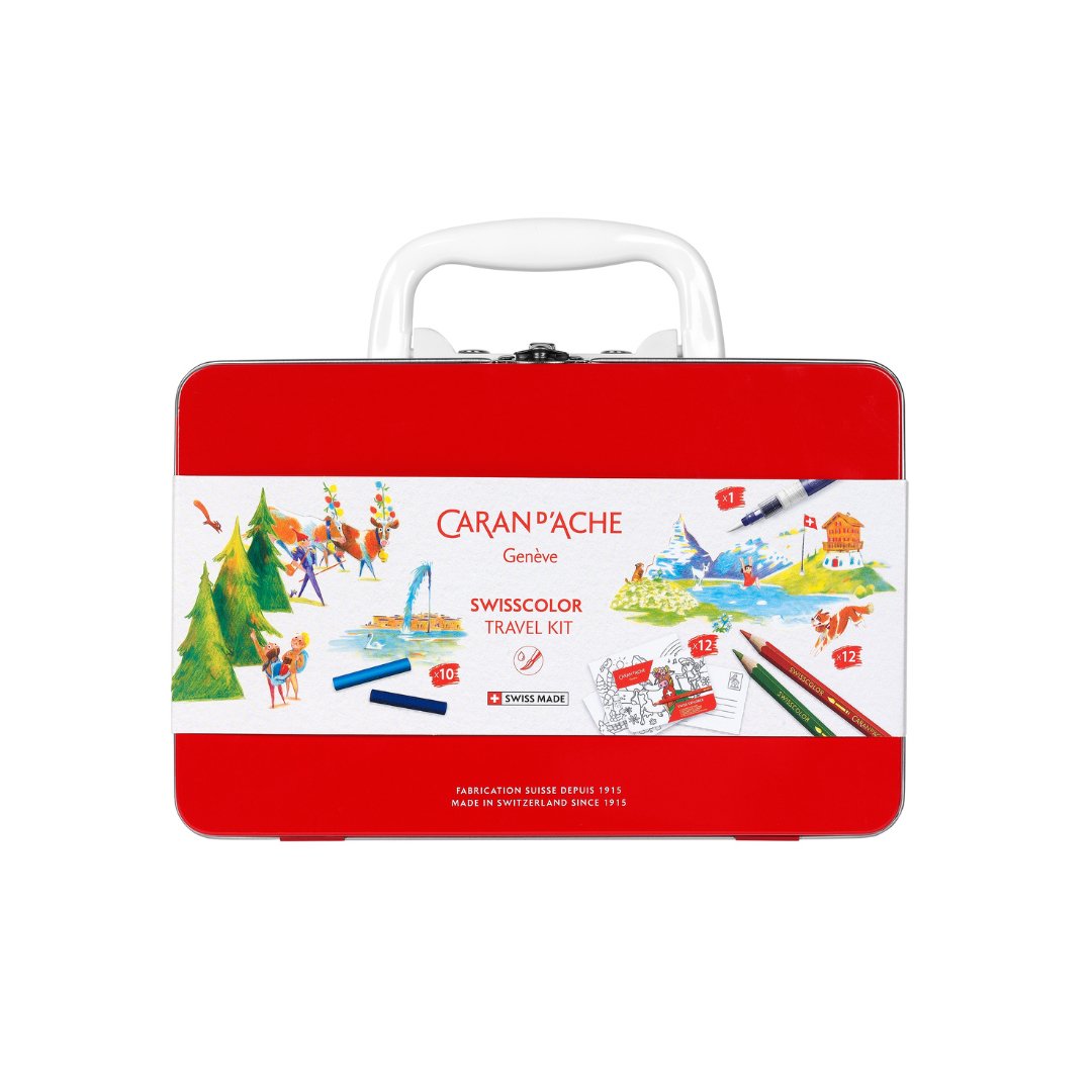 Caran d'ache Swisscolor Travel Kit - SCOOBOO - 3000.223 - DIY Box & Kids Art Kit