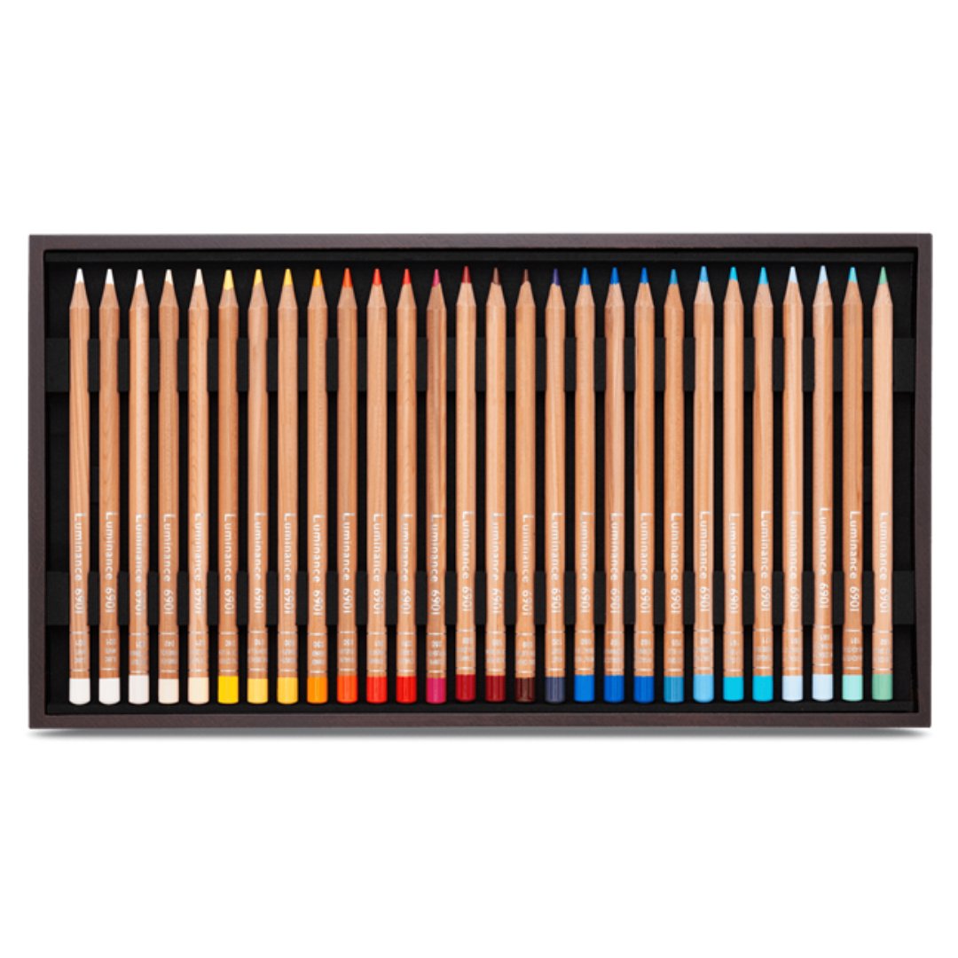 Caran'd ache Luminance Colour Pencil-Wooden Box Set Of 76 - SCOOBOO - 6901.476 - Coloured Pencils