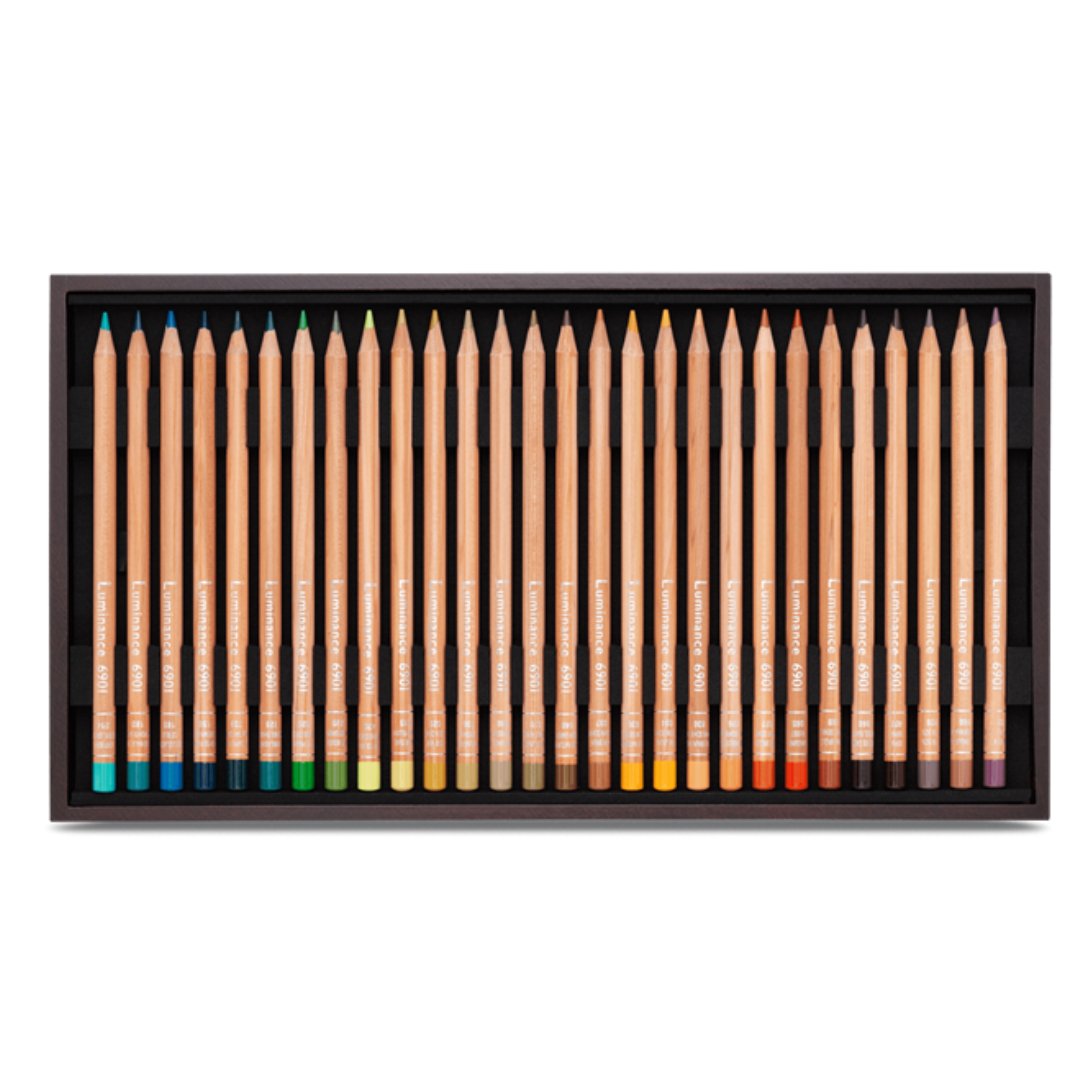 Caran'd ache Luminance Colour Pencil-Wooden Box Set Of 76 - SCOOBOO - 6901.476 - Coloured Pencils
