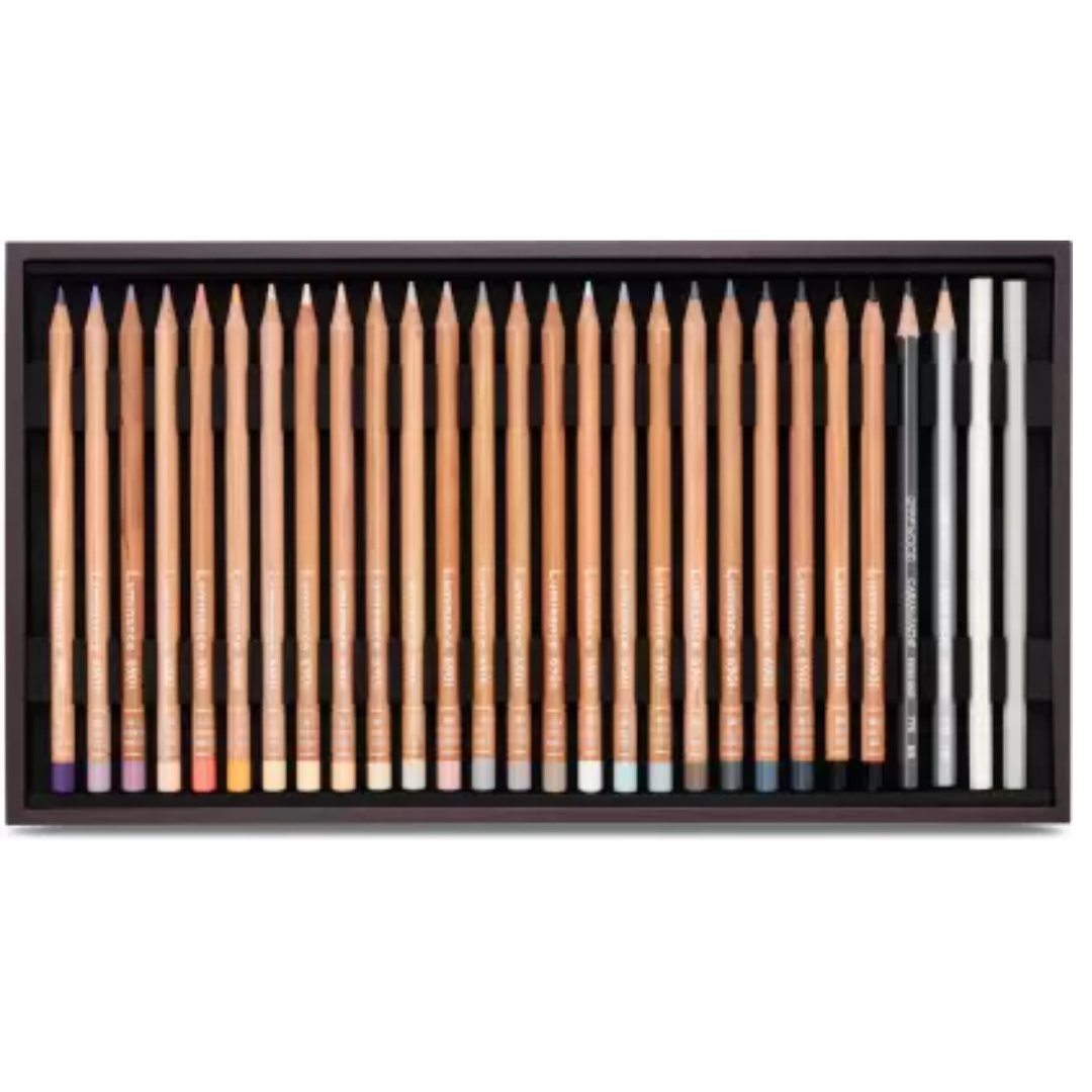 Caran'd ache Luminance Colour Pencil-Wooden Box Set Of 76 - SCOOBOO - 6901.476 - Coloured Pencils