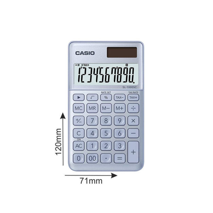 Casio Calculator SL-1000SC -WE (White) - SCOOBOO - SL-1000SC-WE - Digital Calculators