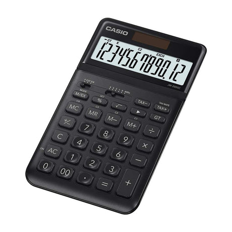 Casio Premium & Stylish Calculator (Black) - SCOOBOO - JW-200SC-BK - Digital Calculators