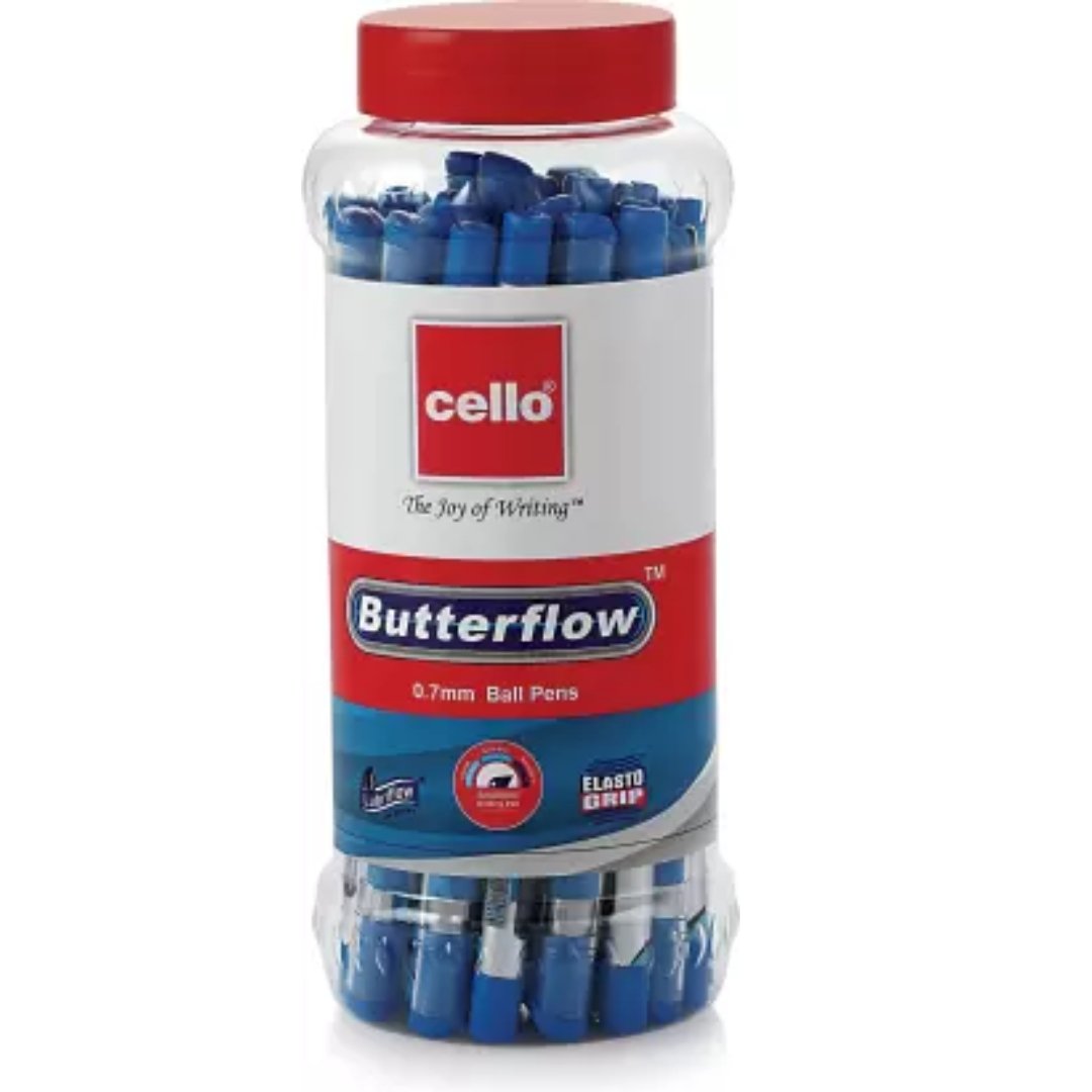 Cello Butterflow 0.7mm Ball Pens - SCOOBOO - Ball Pen