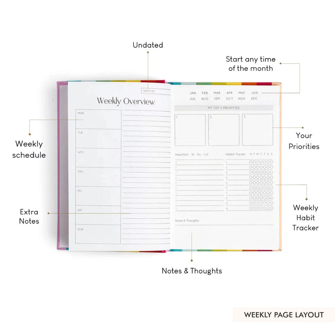 Chaarpai Daily Planner A5 - SCOOBOO - Planners