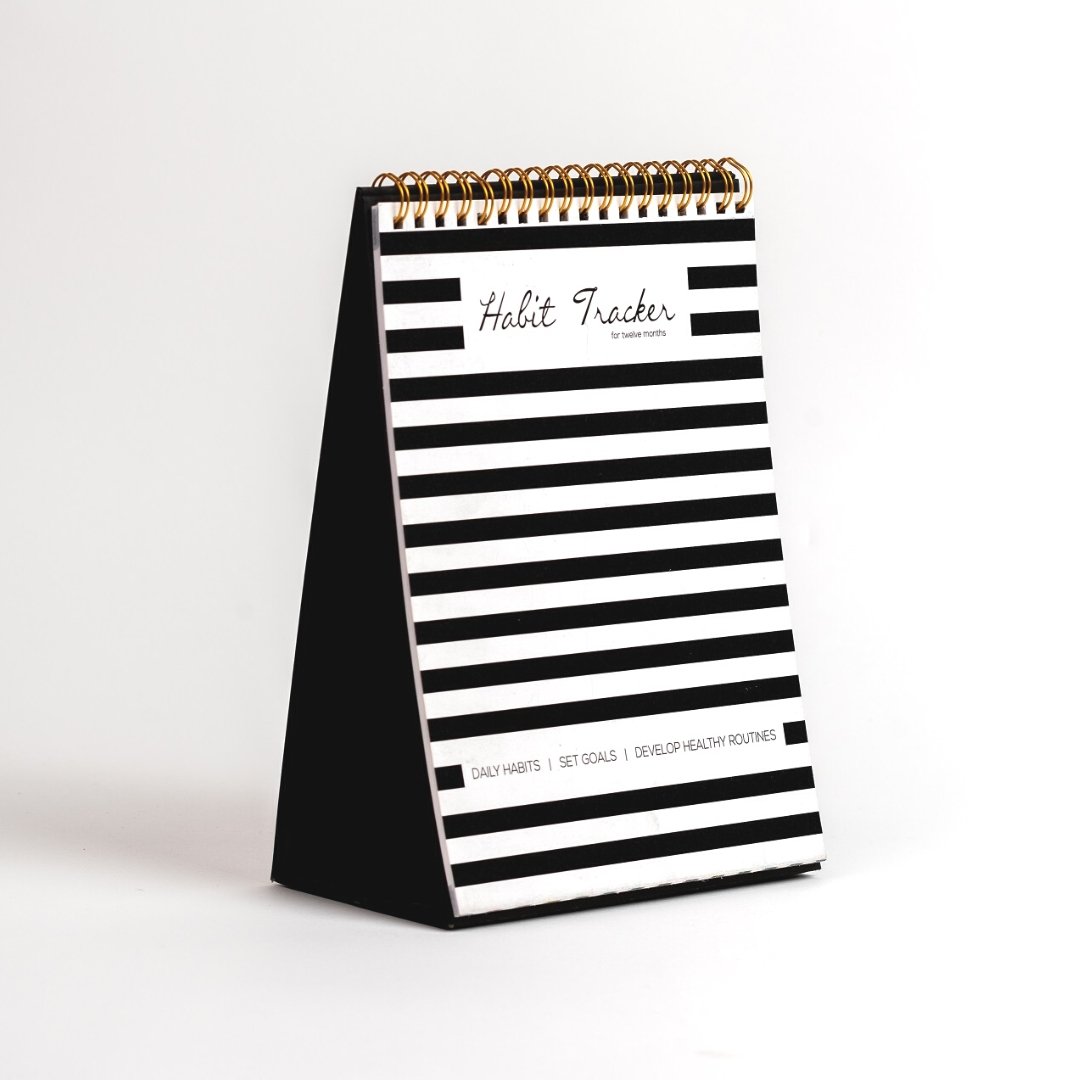 Chaarpai Habit Tracker For Twelve Months - SCOOBOO - Planners