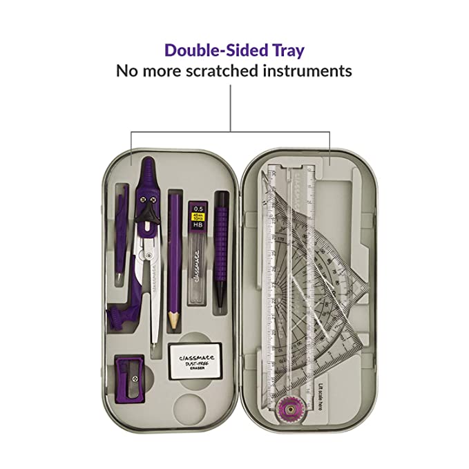 Classmate Asteroid Mathematical Drawing Instruments - SCOOBOO - Rulers & Measuring Tools