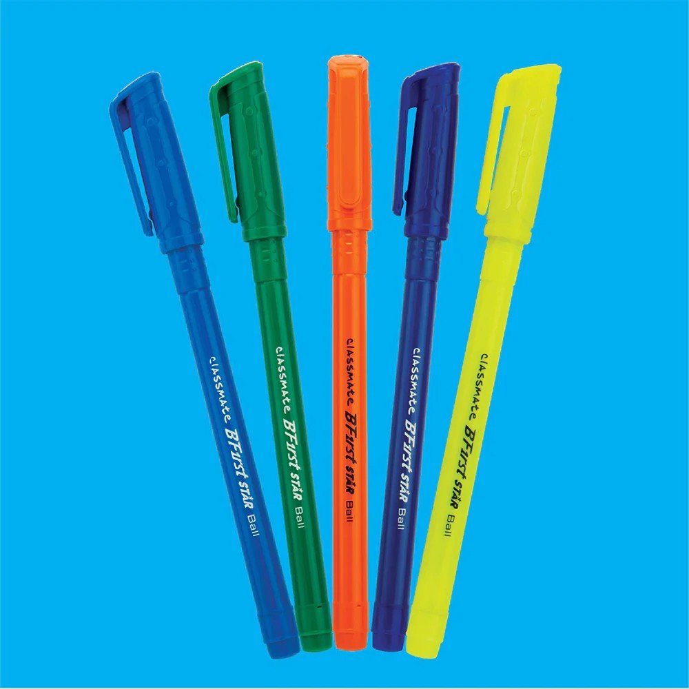 Classmate BFirst Star Ball Pen-Pack Of 5-SCOOBOO – SCOOBOO