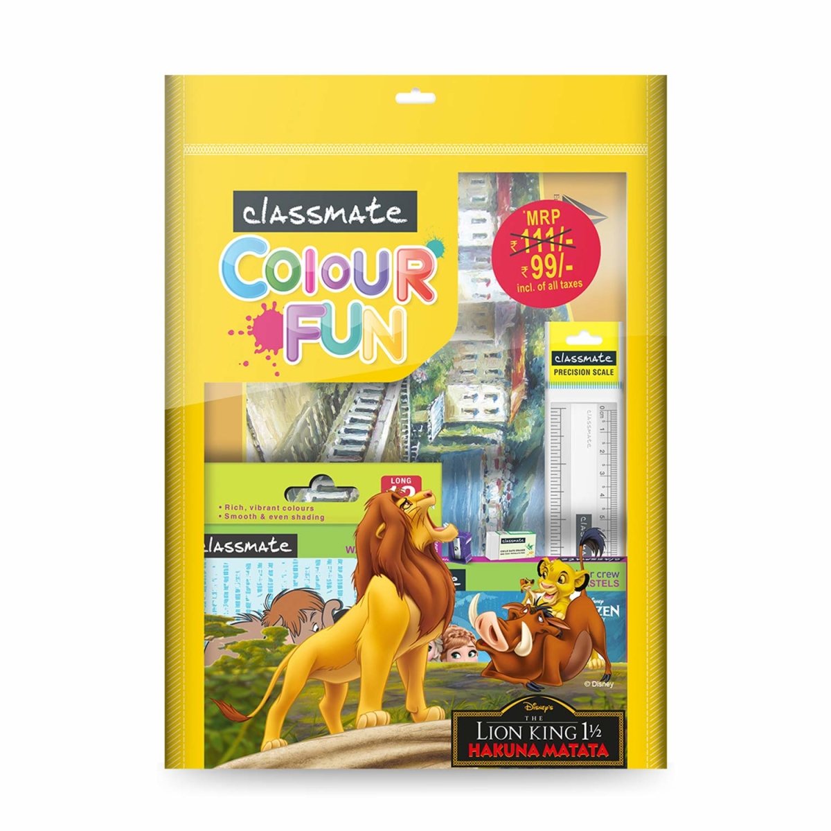 Classmate Disney Colour Fun-Combo Kit - SCOOBOO - 04056001DYG - DIY Box & Kids Art Kit