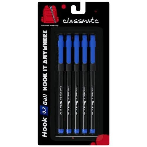 Classmate Hook Ball pen 0.7mm (Pack of 5) - SCOOBOO - 04030404 -