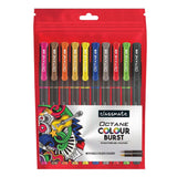 Classmate Octane Colour Burst 0.1mm (Pack Of 10) - SCOOBOO - 04030210 - Gel Pens