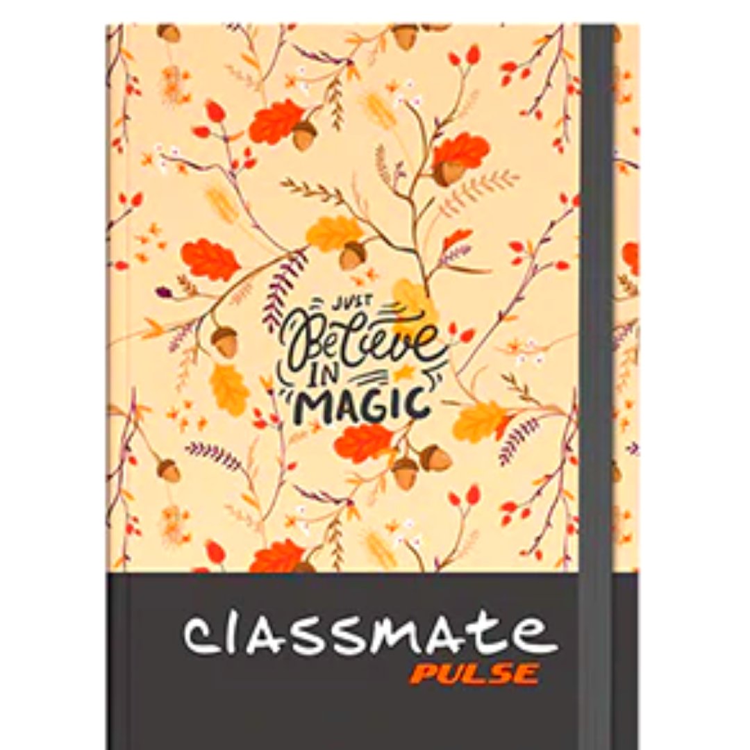 Classmate Pulse-A5 Hard Unruled Notebooks - SCOOBOO - 02100155 - Plain