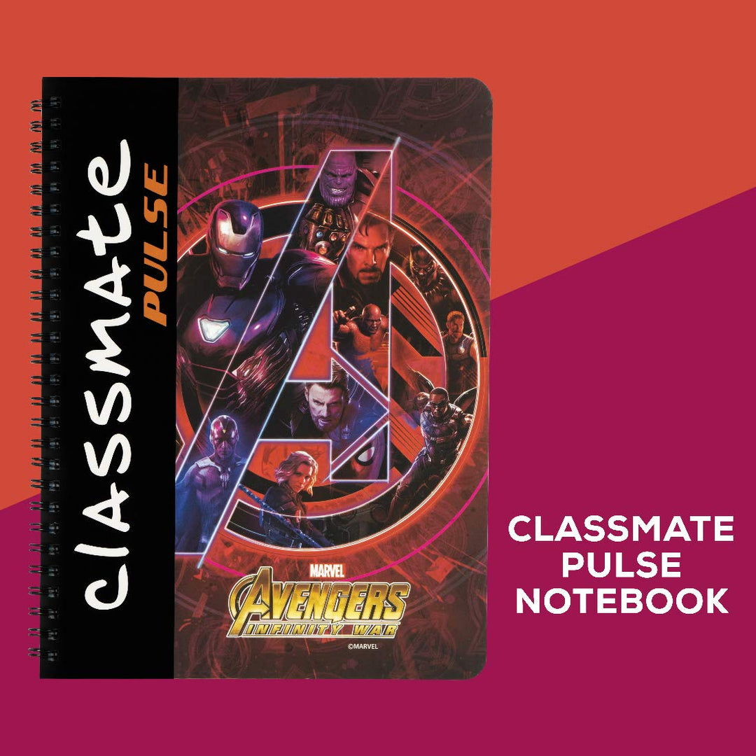 Classmate Pulse Avengers Series Notebook - SCOOBOO - NBX19K - Ruled