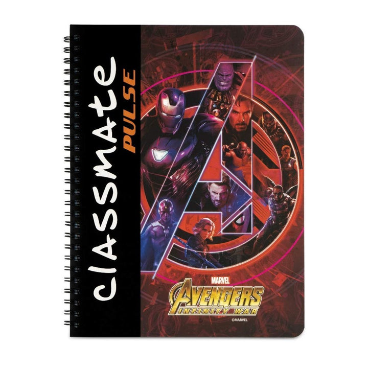 Classmate Pulse Avengers Series Notebook - SCOOBOO - NBX19K - Ruled