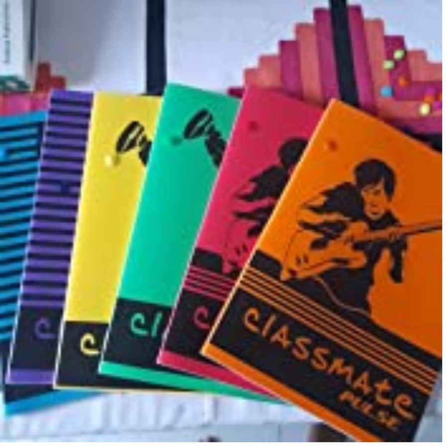 Classmate Pulse PP Cover Long books, A4 size (29.7*21 cm) Ruled - SCOOBOO - 02100163PPMH -