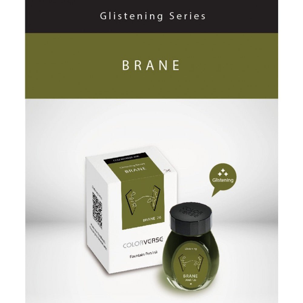 Colorverse Glistening Series Brane 30ml Fountain Pen Ink Bottle - SCOOBOO - NO.26-TGM - Ink