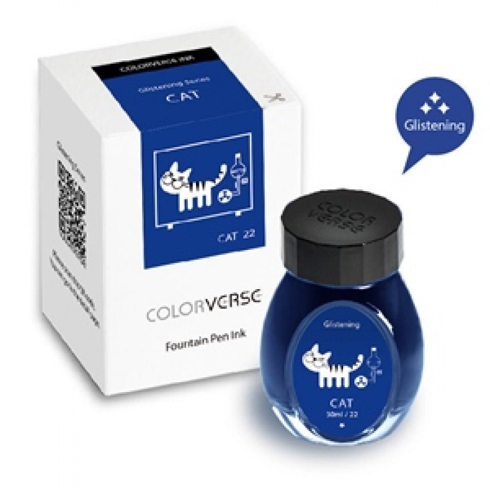 Colorverse Glistening Series Cat 30ml Fountain Pen Ink Bottle - SCOOBOO - NO.22-TGM - Ink