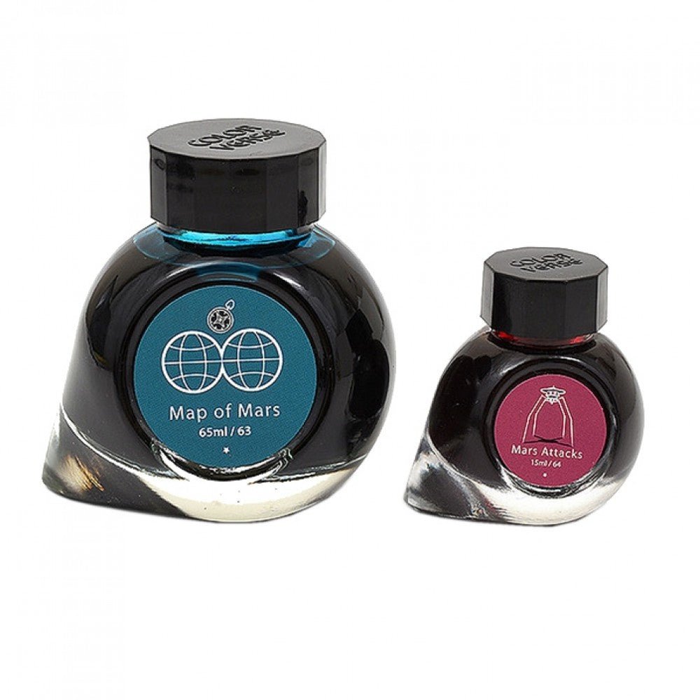 Mars Attacks Ink Colorverse Map Of Mars - Turquoise - Mars Attack - Burgundy - Fountain ...
