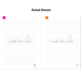 Confetti Paper Studio Ruled Notebooks - SCOOBOO - Ruled