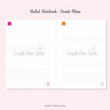 Confetti Paper Studio Spiral Notebooks - SCOOBOO - Ruled