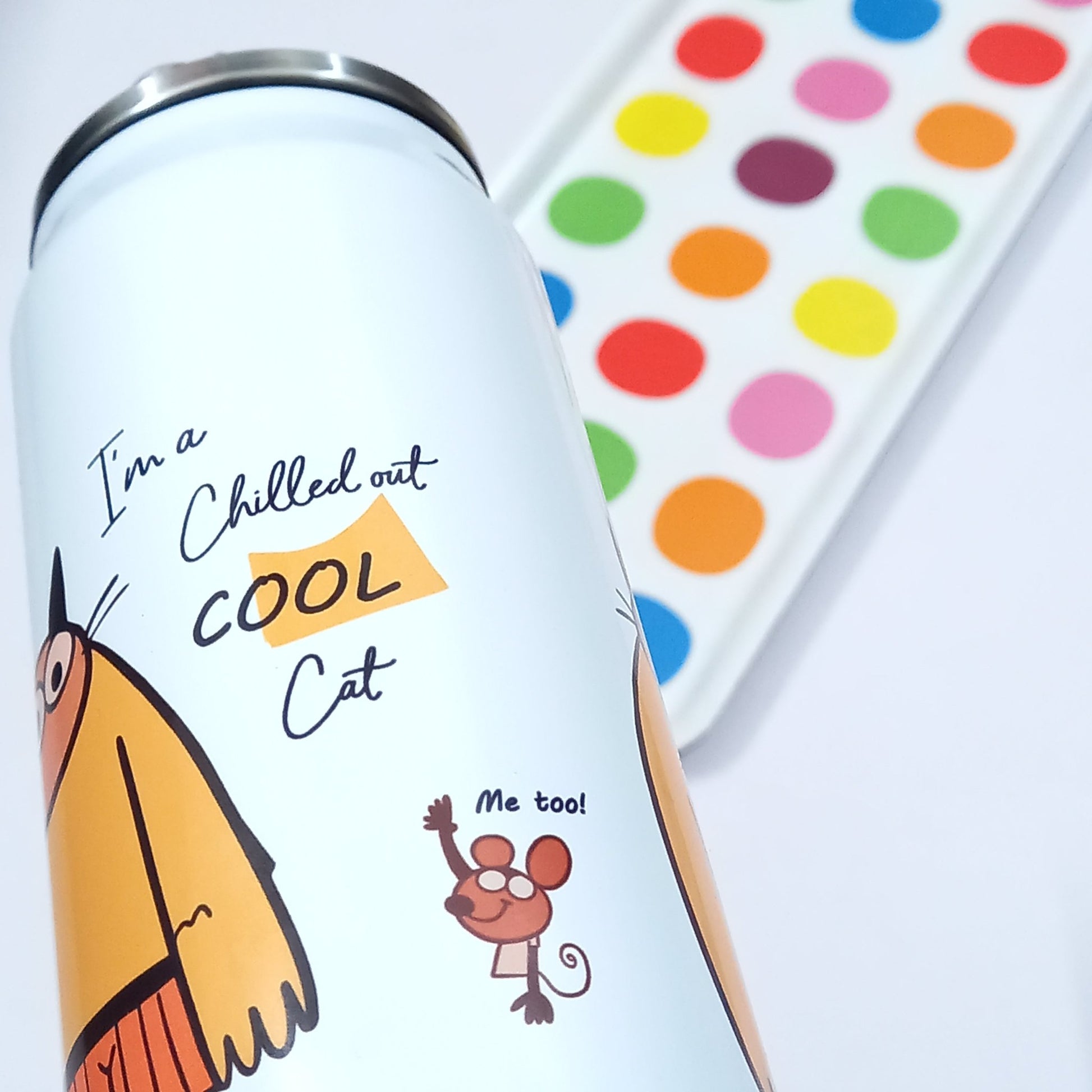 Cool Cat Can Sipper - SCOOBOO - sipper