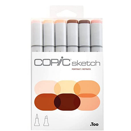 Copic Sketch 6 Piece Set - SCOOBOO - Fineliner