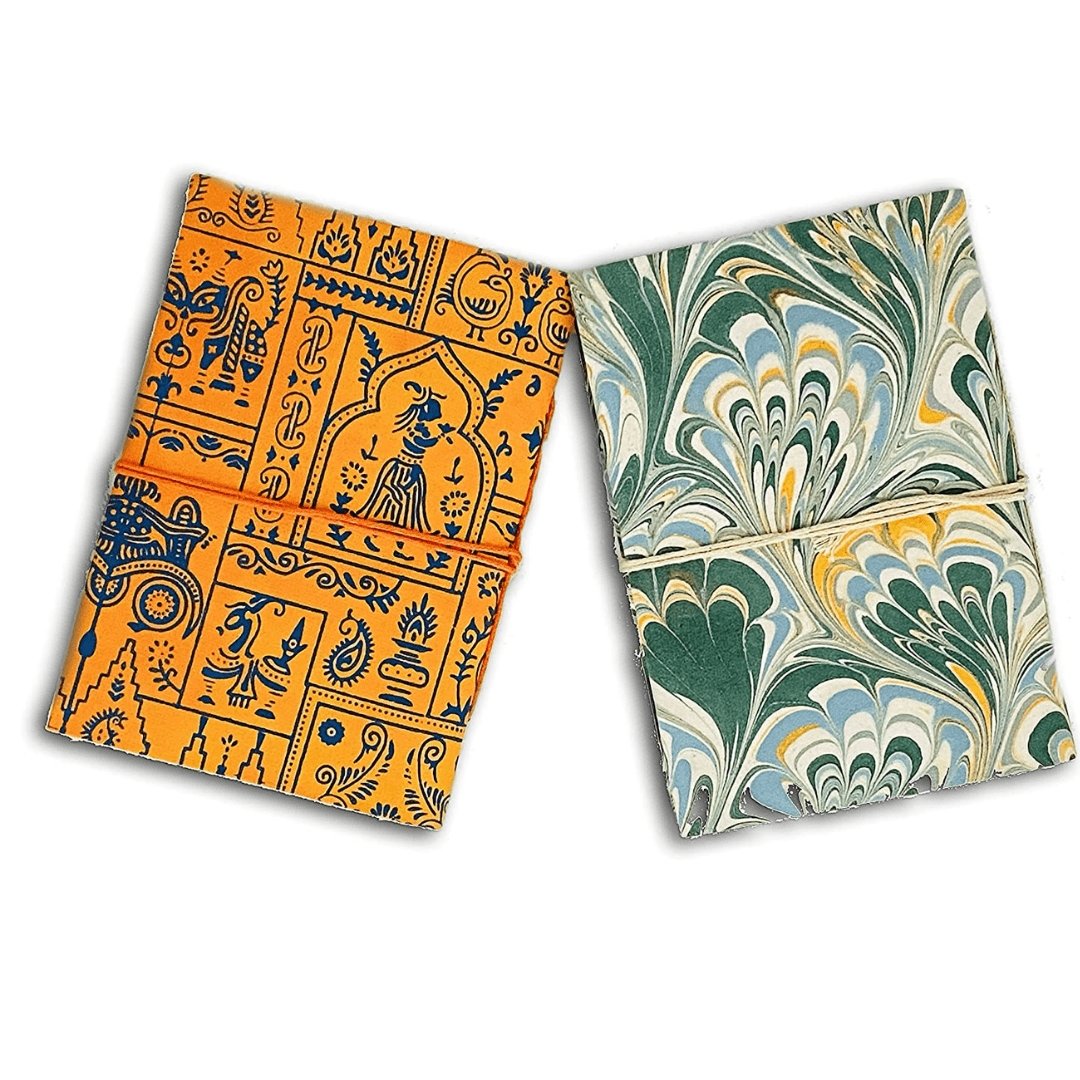 Craft Junky Bahi Style Hardbound Diary Journals - SCOOBOO - Yellow M - journals