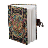 Craft Junky Serigraphy Art Butterfly Print Diary Journal with Lock - SCOOBOO - journals