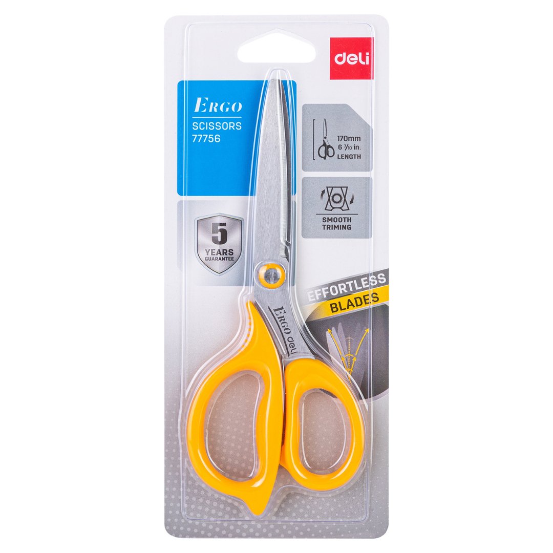 Deli 77756 Ergo Soft Touch Scissors - SCOOBOO - 77756 - Scissor