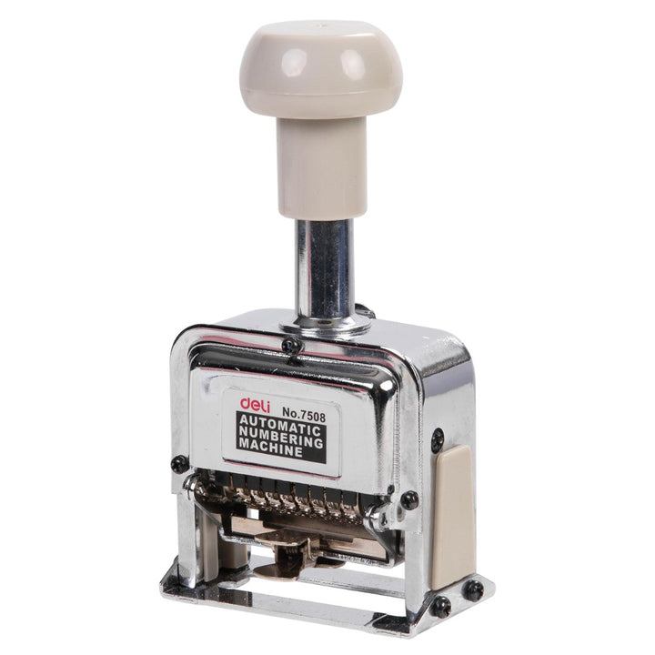 Deli 8 digits Numbering Machine - SCOOBOO - 7508 - Punches