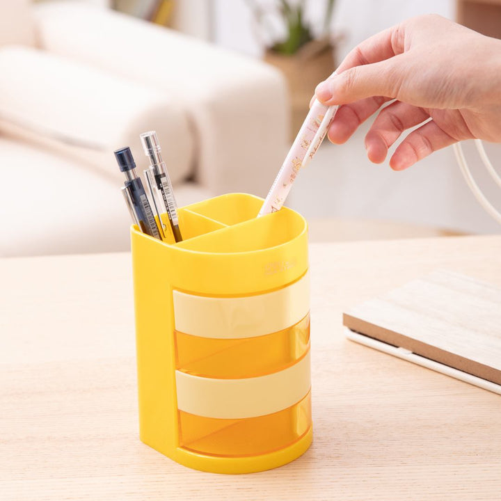 Deli 904 Compartments Plastic Pen Holder - SCOOBOO - W904 - Organizer