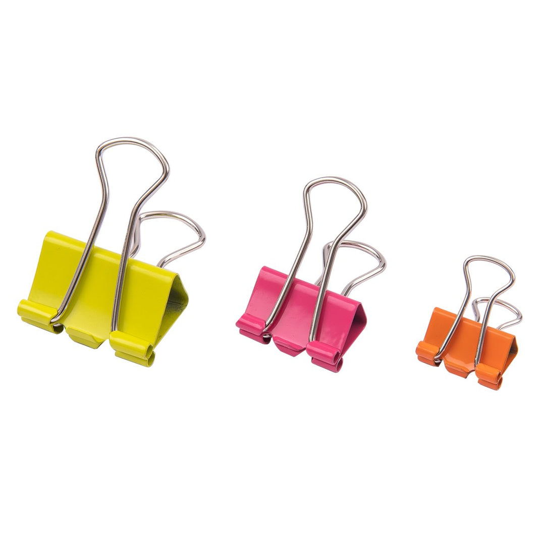 Deli Assorted Binder Clips - SCOOBOO - 8560 - Paperclips, Fasteners & Rubber bands