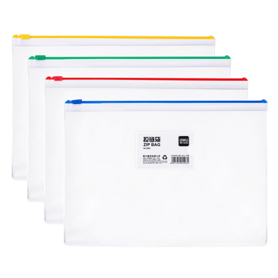 Deli Clasic PVC Zip Bag - SCOOBOO - 5526 - Folders & Fillings