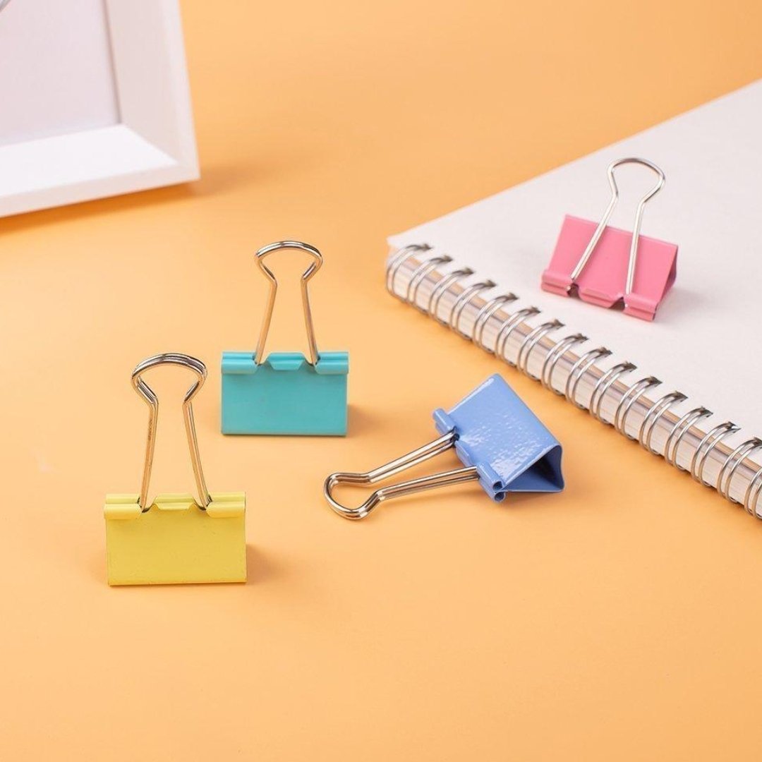 Deli Classic Binder Clips - SCOOBOO - 8554A - Paperclips, Fasteners & Rubber bands