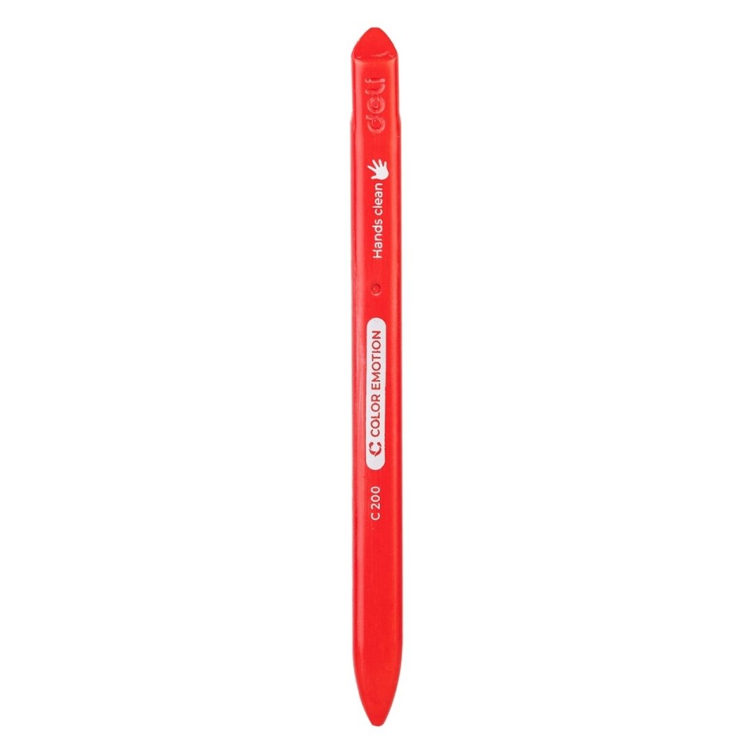 Deli Color Emotion 12 Plastic Crayons - SCOOBOO - Deli - C20000 - Plastic Crayons - -
