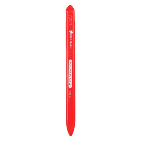 Deli Color Emotion 12 Plastic Crayons - SCOOBOO - Deli - C20000 - Plastic Crayons - -