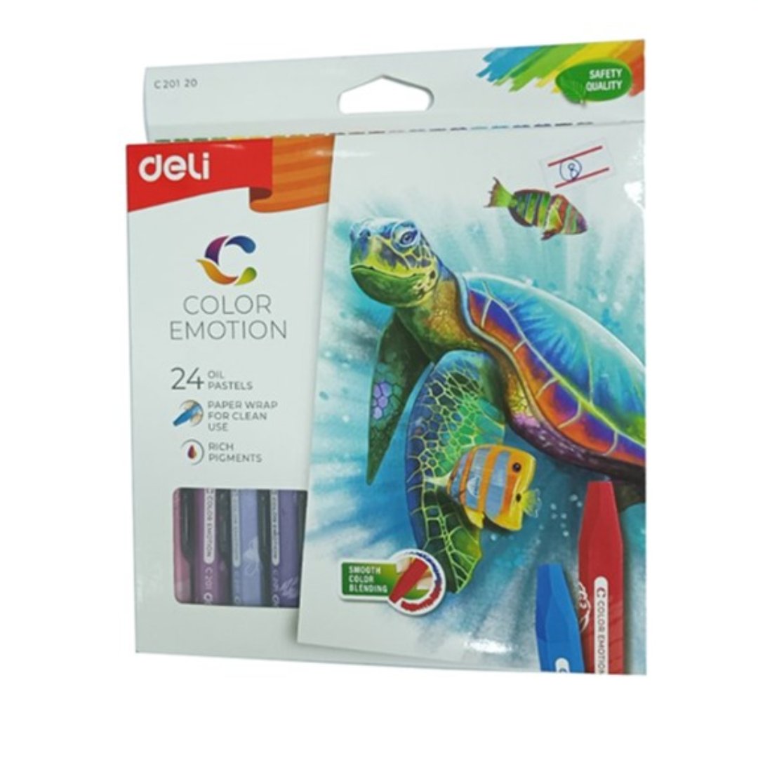 Deli Color Emotion Oil Pastels - SCOOBOO - C20120 - Oil Pastels