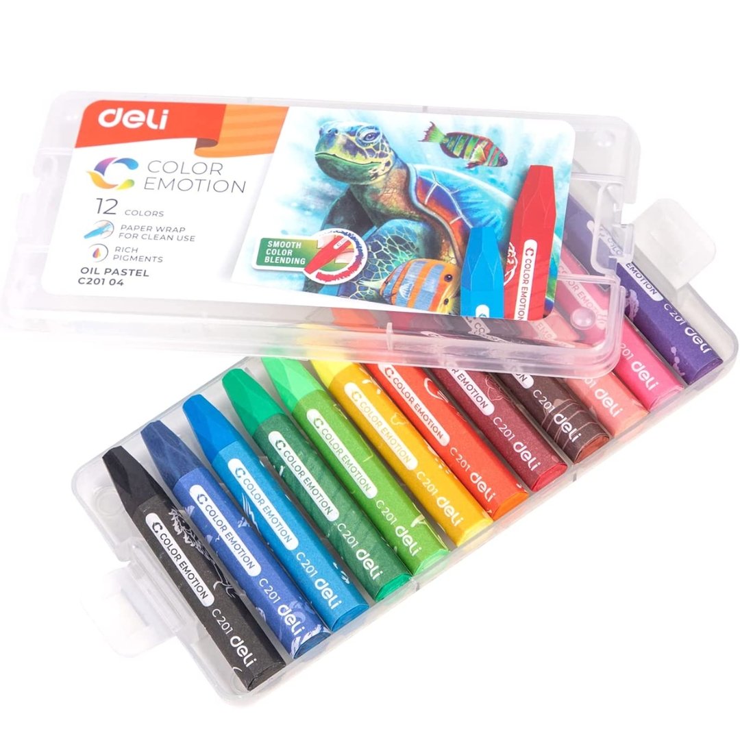 Deli Color Emotion Oil Pastels - SCOOBOO - C20120 - Oil Pastels
