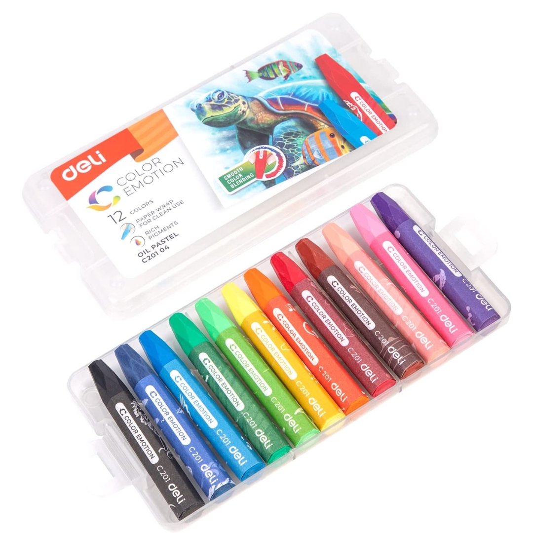Deli Color Emotion Oil Pastels - SCOOBOO - C20120 - Oil Pastels