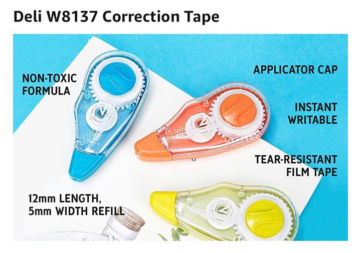 Deli Correction Tape 8137 - SCOOBOO - Correction Tape